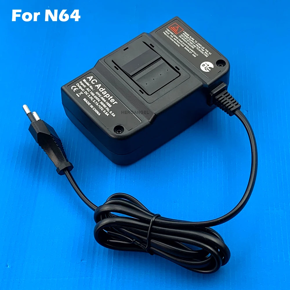 Gaming Console High Quality - คุณภาพสูงเครื่องชาร์จติดผนังอะแดปเตอร์ AC/DC แหล่งจ่ายไฟเกมชาร์จสำหรับ N64 คอนโซลอะแดปเตอร์ AC