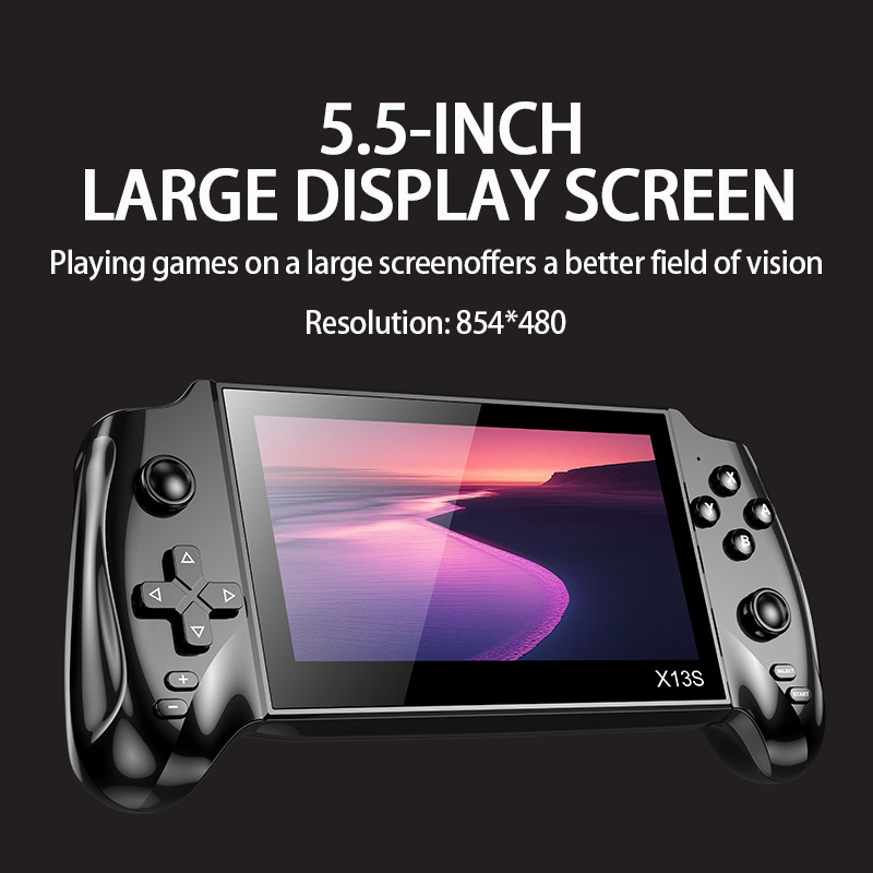 Gaming Console Zone - เครื่องเล่นเกมพกพา X13S Retro จอใหญ่ 5.5 นิ้ว
