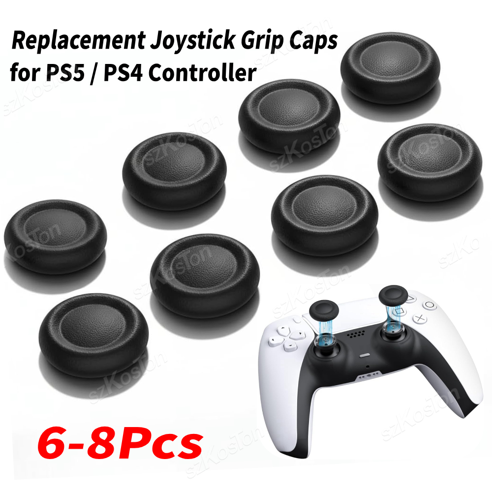 Gaming Console Repair - จอยสติ๊กสำรอง 6-8 ชิ้น สำหรับคอนโทรลเลอร์ PS5/PS4 ปุ่มกันลื่น