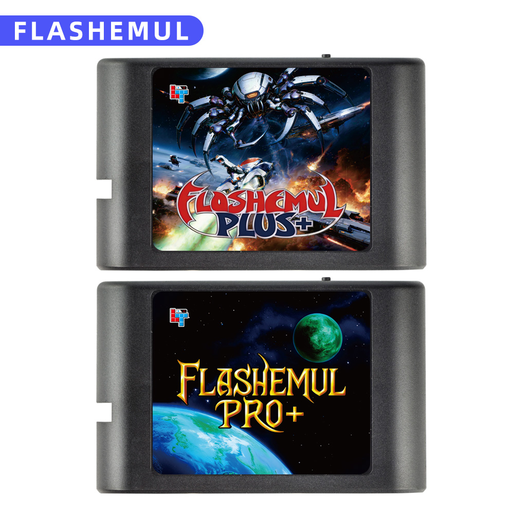 Gaming Console Genesis - FLASHEMUL Pro EDMD รถเข็นสำหรับเมก้าไดรฟ์ 16 บิตคอนโซลวิดีโอเกมเกมย้อนยุคคลาสสิกการ์ดเกมอุปกรณ์เสริม
