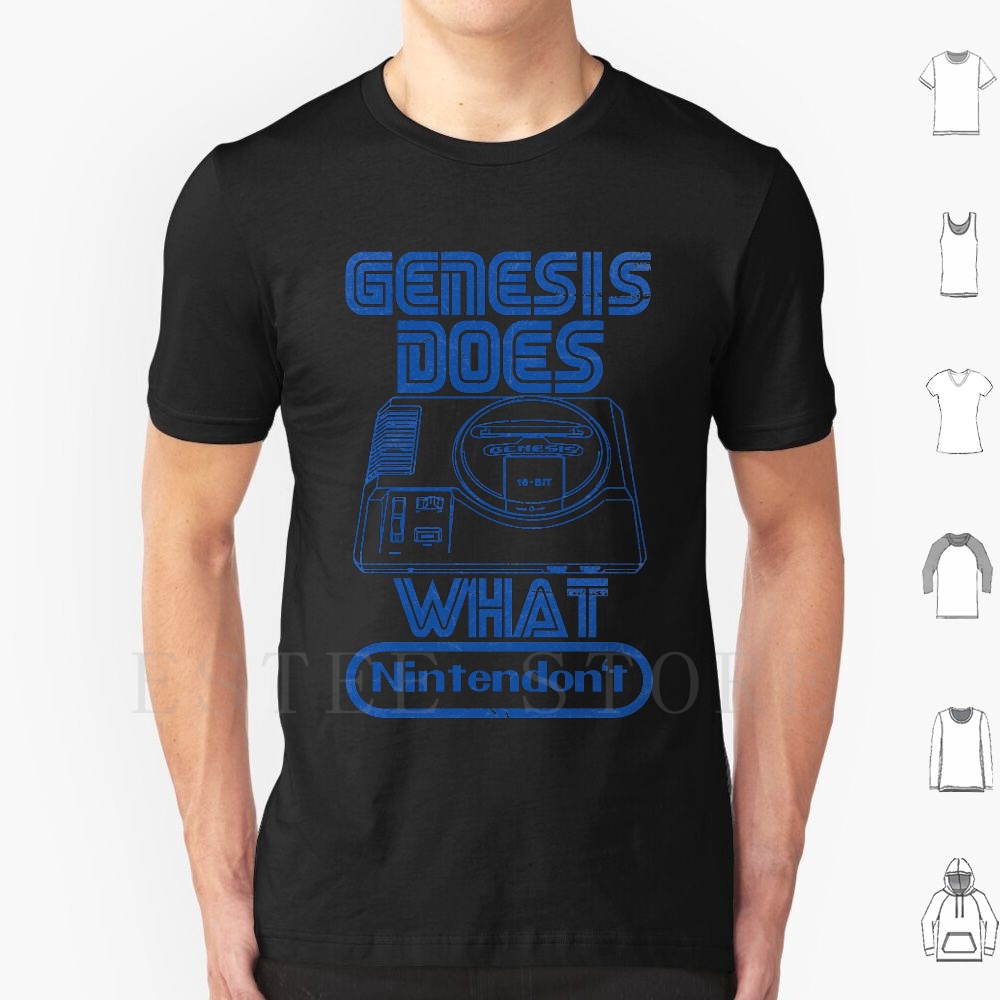 Gaming Console Genesis - คอนโซล Wars T เสื้อผู้ชายผ้าฝ้าย 6xl โลโก้