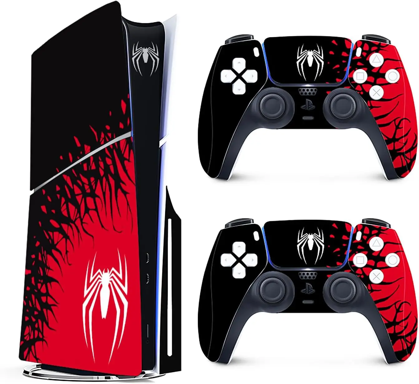 Console Skin Wrap - ไวนิลสกินสําหรับ PlayStation 5 Slim คอนโซล Superhero