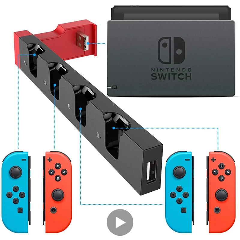 Gaming Console Zone - แท่นชาร์จสำหรับ Nintendo Switch และ Oled Nitendo