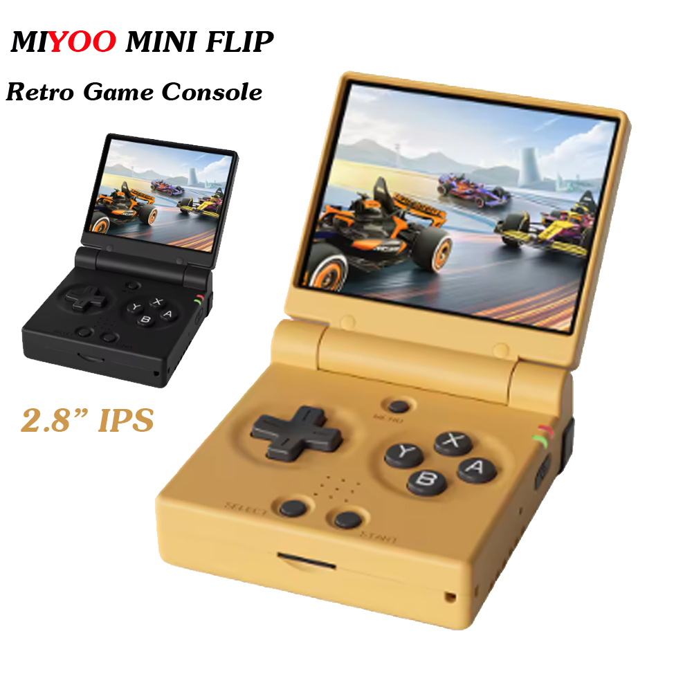 Gaming Console Zone - เครื่องเล่นเกมพกพา MIYOO Mini Flip Retro -