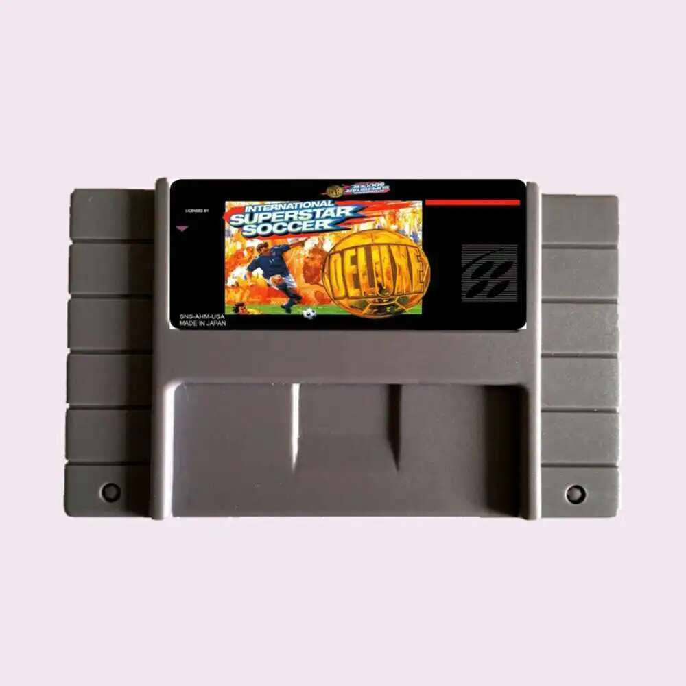 Gaming Console High Quality - คุณภาพสูง16บิต International SUPERSTAR Soccer-Deluxe NTSC Big