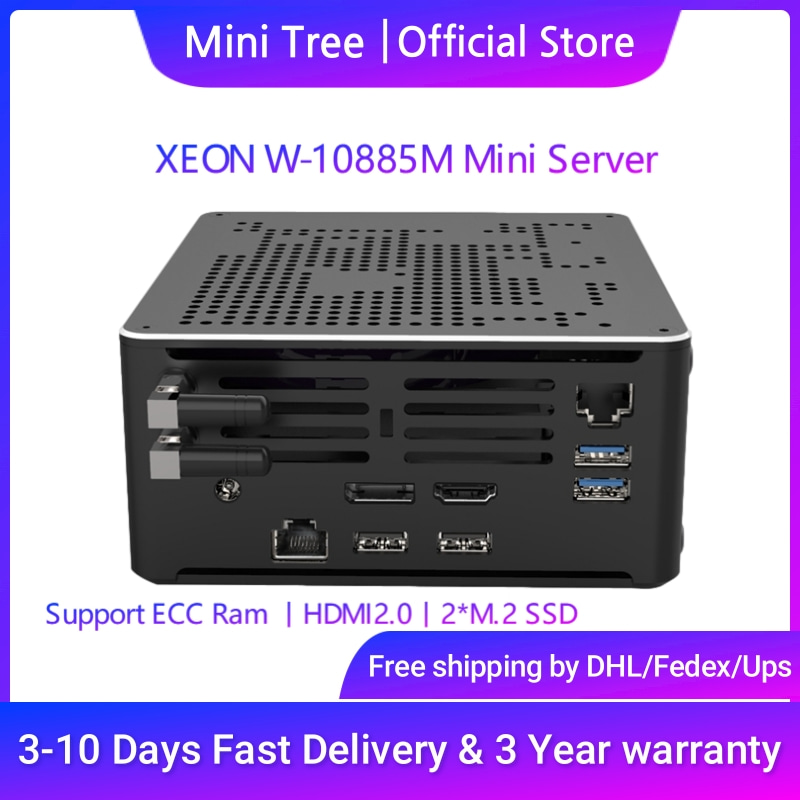 Gaming Console Mini - Intel Xeon W-10885M ECC RAM Win11เกมมินิพีซี2