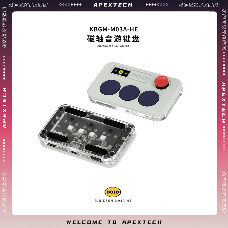 DOIO KBGM-M03 HE คีย์บอร์ดเกมม - Gaming Console Uk บทวิจารณ์และราคา