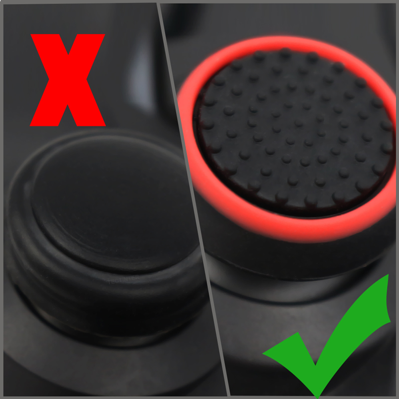 ปลอกซิลิโคนแบบอนาล็อก 4 ชิ้น ส - Gaming Console Joystick บทวิจารณ์และราคา
