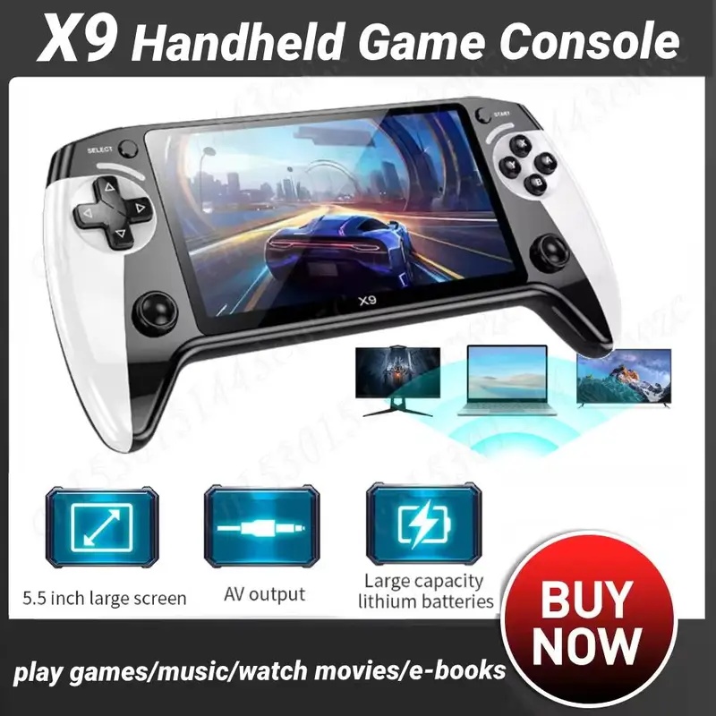 เครื่องเล่นเกมพกพา X9 Pocket ห - Gaming Console Video Game บทวิจารณ์และราคา