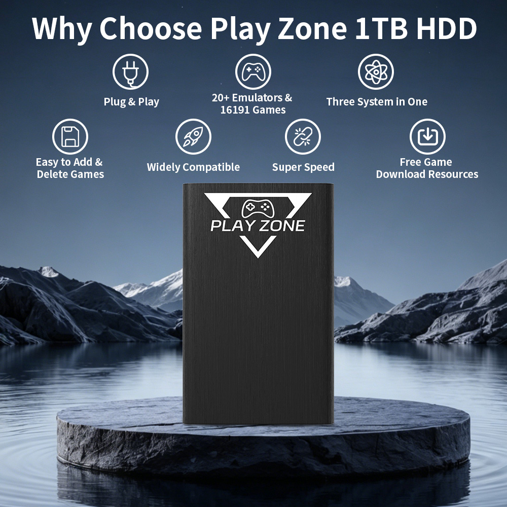 ฮาร์ดดิสก์พกพา Play Zone 1TB ส - Gaming Console Zone บทวิจารณ์และราคา