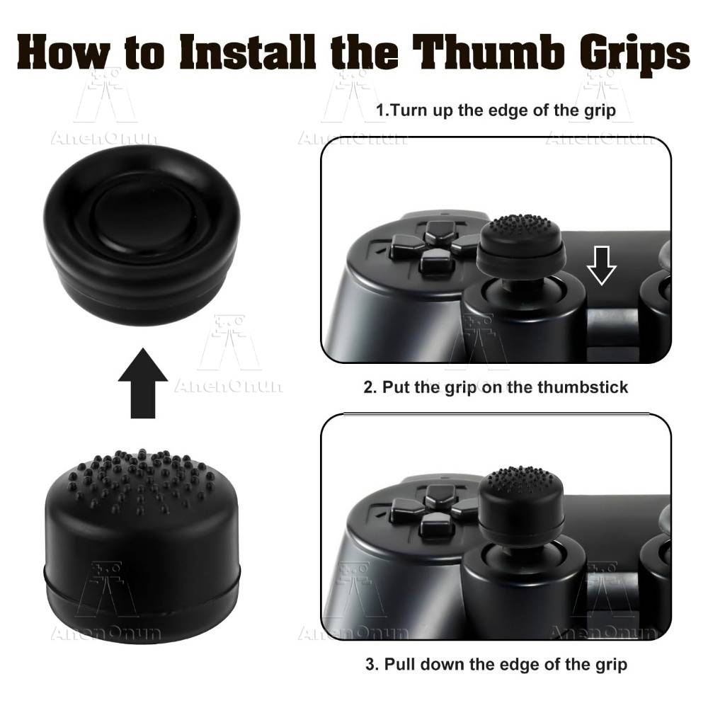 8PCS Thumb Grip Caps Controlle - Gaming Console Joystick บทวิจารณ์และราคา