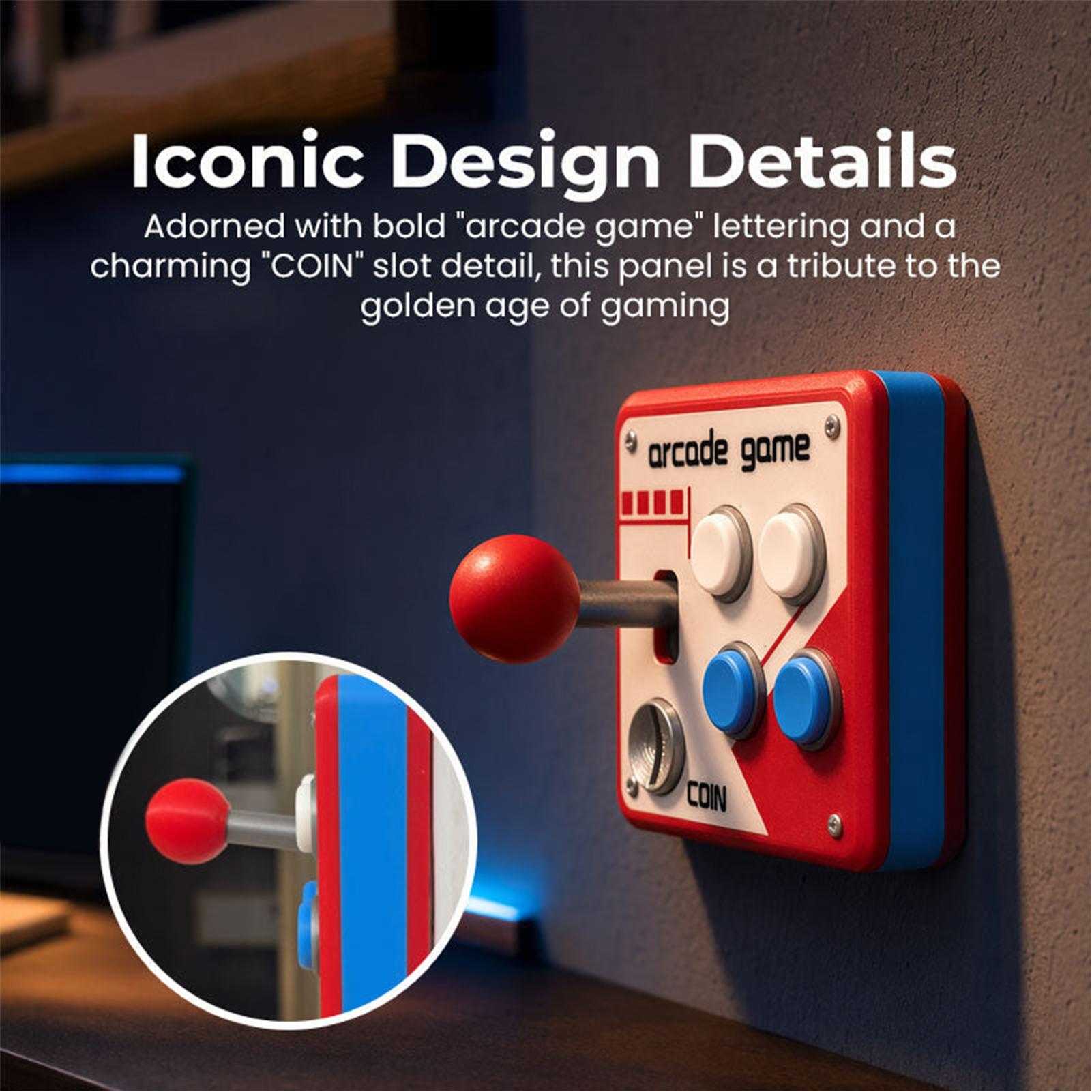 ฝาครอบสวิตช์ไฟเกมอาร์เคดสไตล์เ - Gaming Console Joystick บทวิจารณ์และราคา