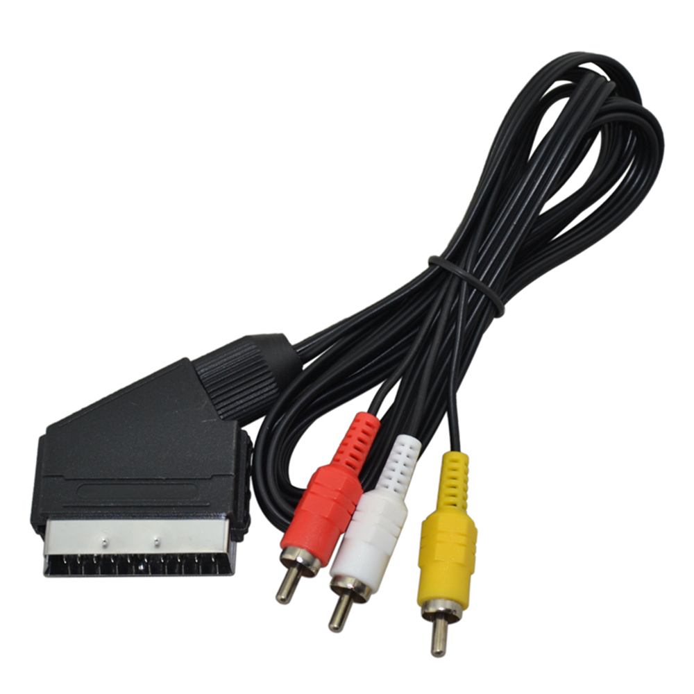 สายเคเบิล SCART ไปยัง3 RCA ทีว - Gaming Console Video Game บทวิจารณ์และราคา