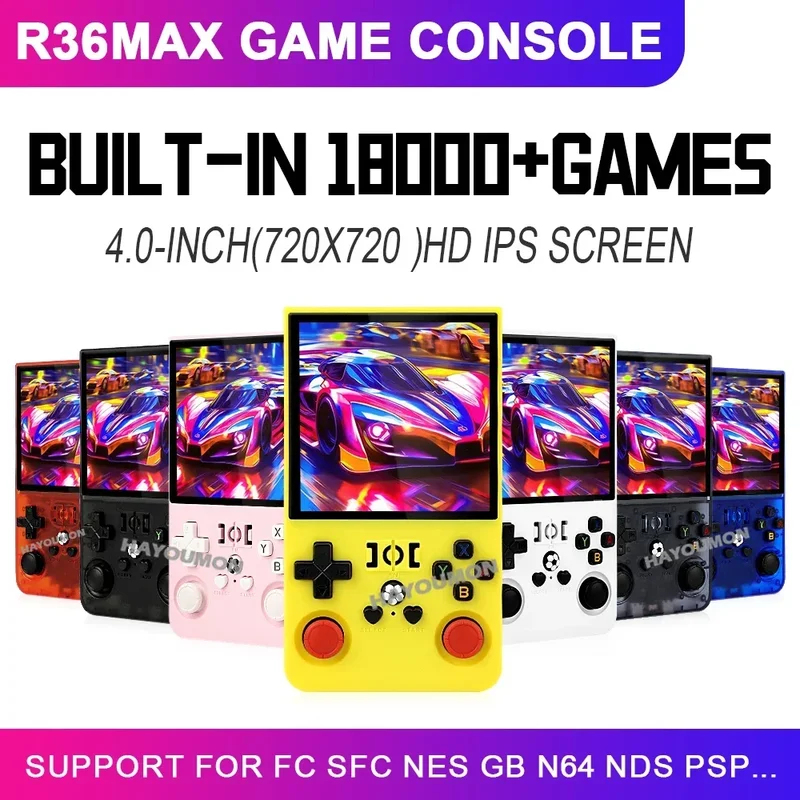 เครื่องเล่นเกมพกพา R36 Max จอ  - Gaming Console R36 Max บทวิจารณ์และราคา