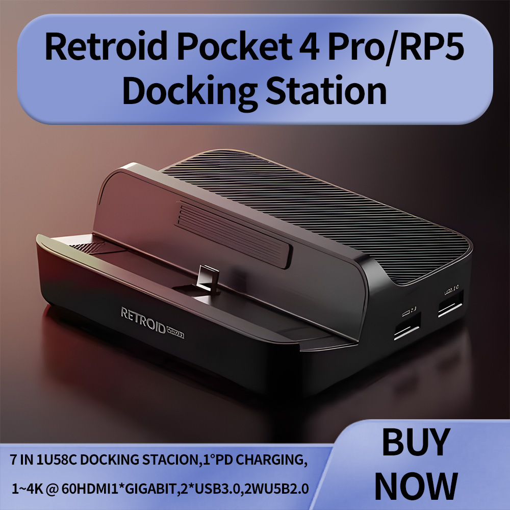 Retroid Pocket 5 Docking Stati - Gaming Console Mini บทวิจารณ์และราคา
