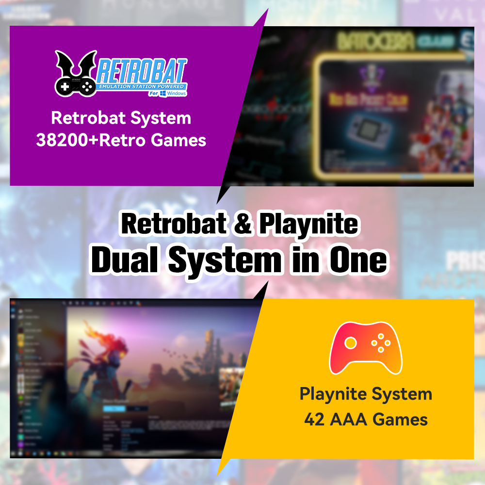 Retrobat & playnite คอนโซลเกมย - Gaming Console Video Game บทวิจารณ์และราคา